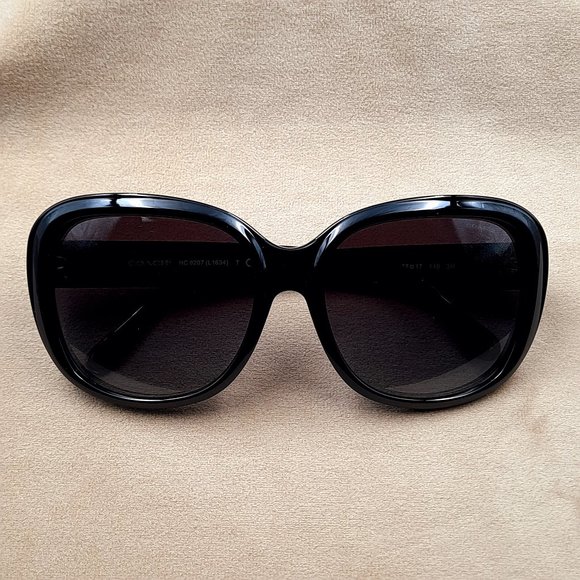 Coach Sunglasses HC8207 Black - Picture 3 of 8